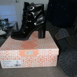 Patent Leather Booties